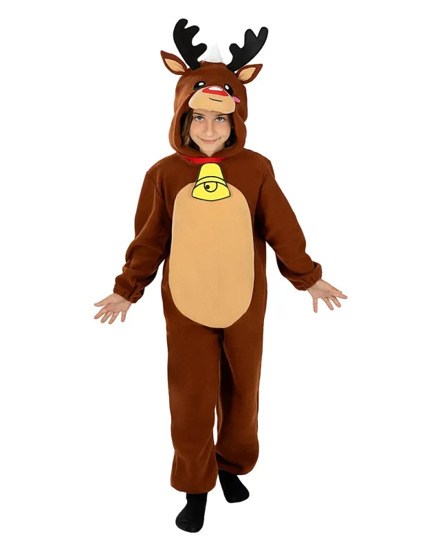 Funidelia Costume renna bambino 7-9 anni Natale