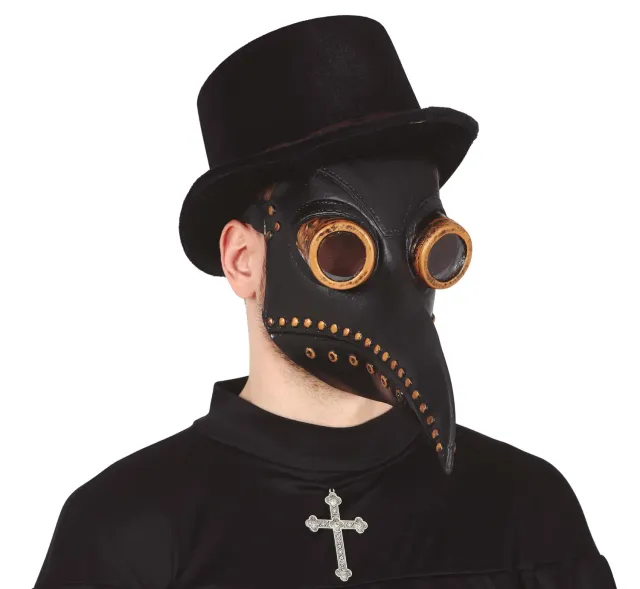 Guirca Peste maschera lattice taglia unica multicolore