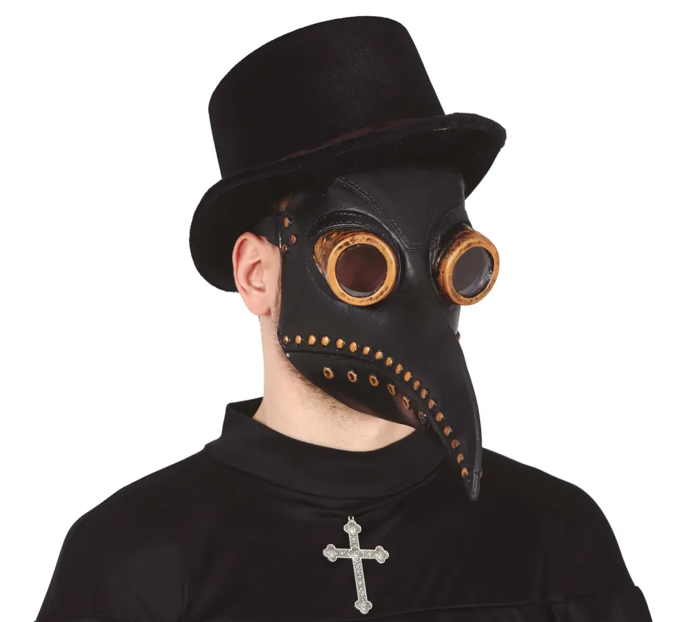 Fiestas Guirca Peste maschera lattice adulto multicolore