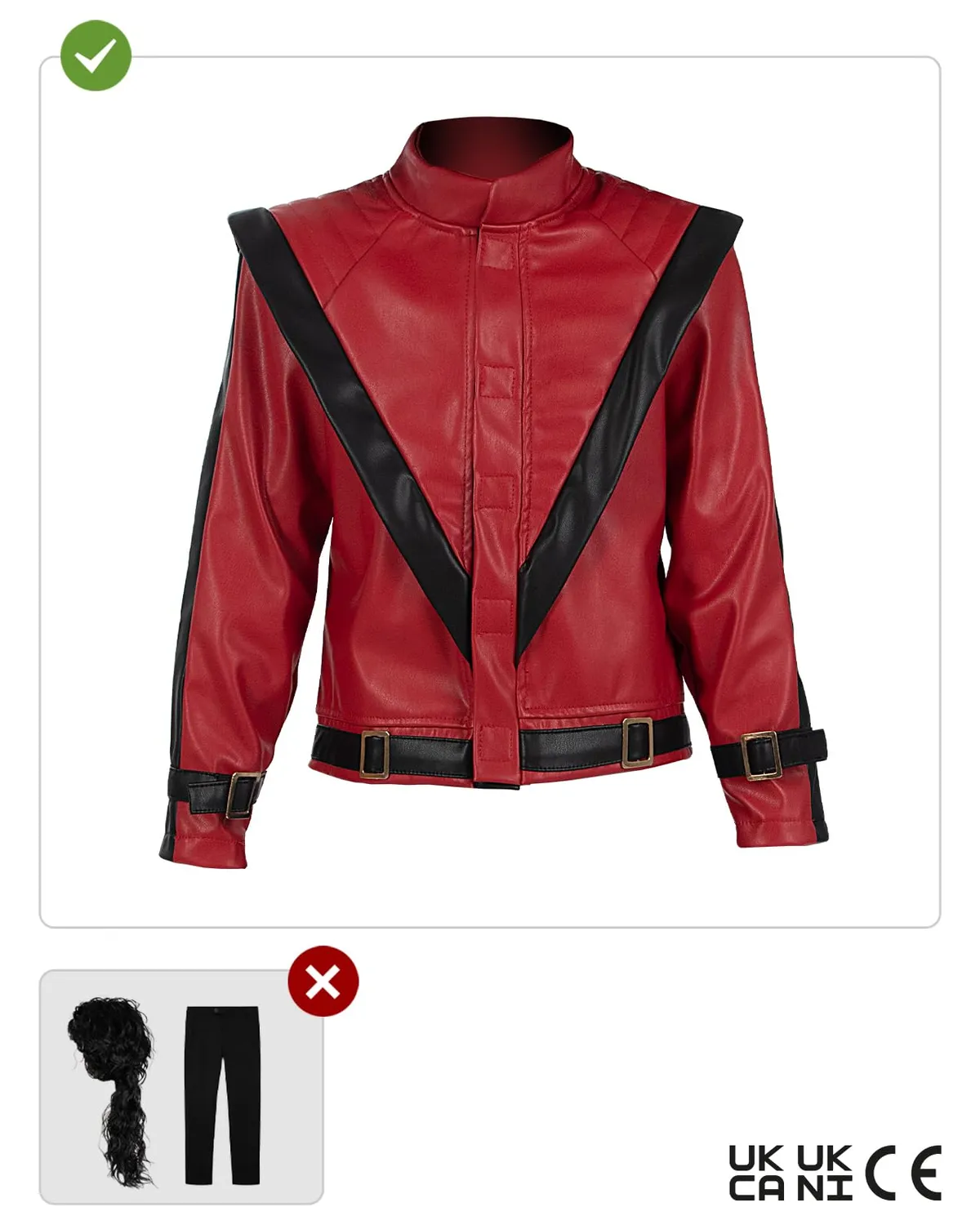 Funidelia Michael Jackson Thriller giacca bambino 7-9 anni