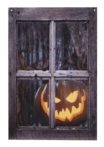 P'tit Clown re23031 decorazione finestra zucca 80x120 cm