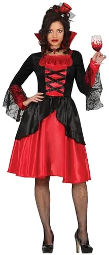 Guirca Costume Vampiro Sanguinario Donna S Rosso