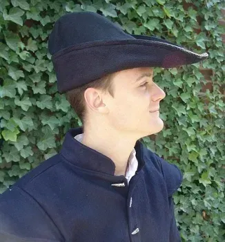 La Bottega di Merlino Copricapo Robin Hood cappello lana verde