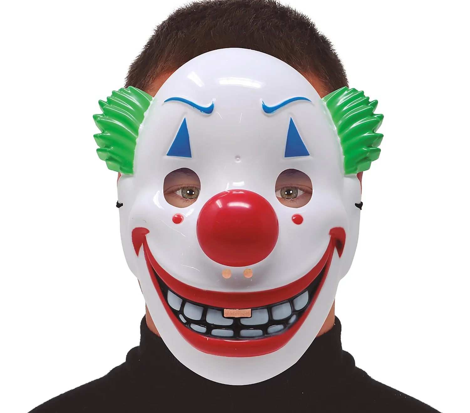 Fiestas Guirca Calavera maschera PVC bianca taglia unica