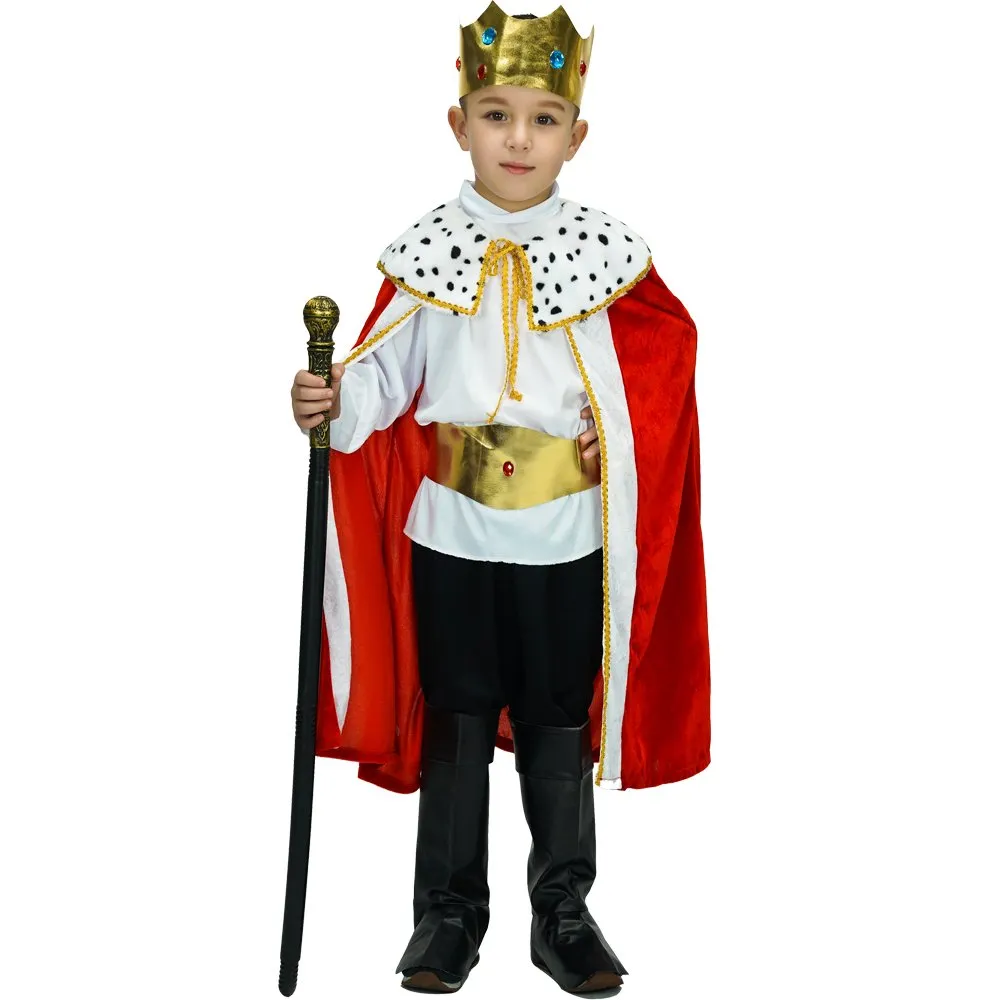 SEA HARE Re Fantasy costume bambino 7-9 anni corona