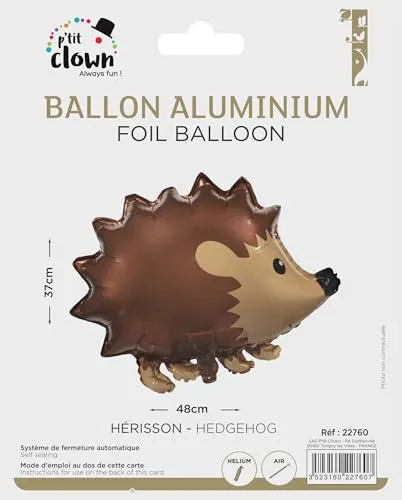 P'tit Clown palloncino alluminio riccio compleanno