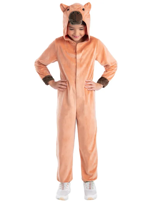 Smiffys Capybara Costume capibara M 7-9 anni tuta