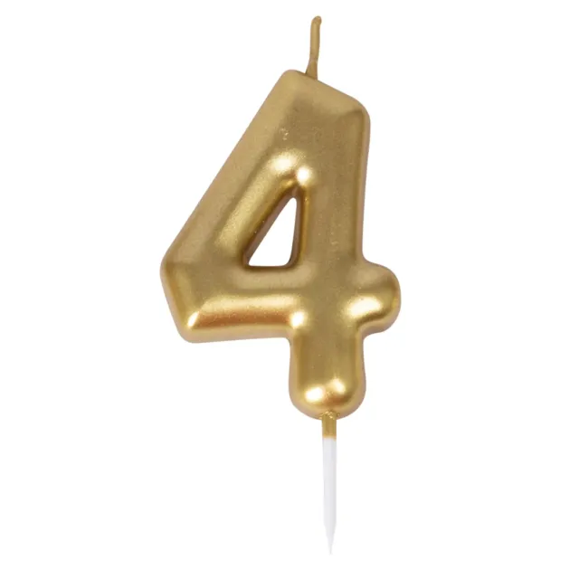 P'tit Clown 23934 candela compleanno oro numero 4