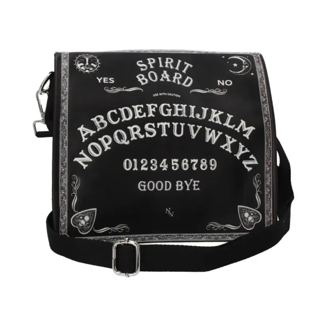 La Bottega di Merlino Ouija borsa tablet tracolla 25 cm rilievo