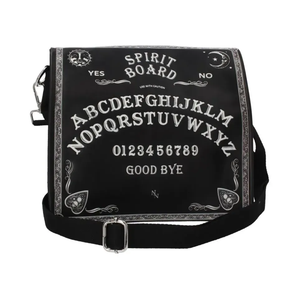 La Bottega di Merlino Ouija borsa tablet tracolla 25 cm rilievo