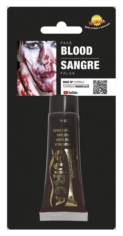Fiestas Guirca Sangue Finto Tubetto Lavabile 20 ml