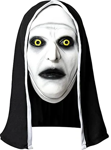 Funidelia The Nun Valak Maschera Costume Bianca Adulto