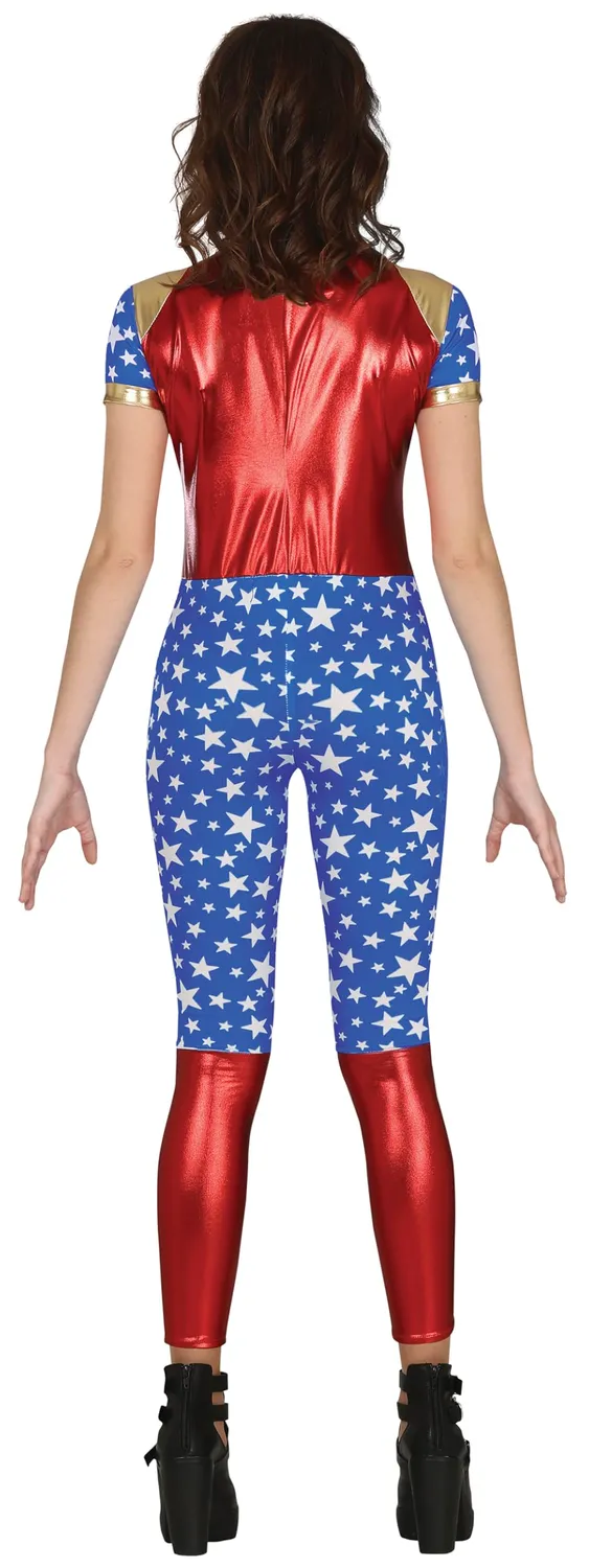 Fiestas Guirca Eroina Stella costume 14-16 anni rosso blu