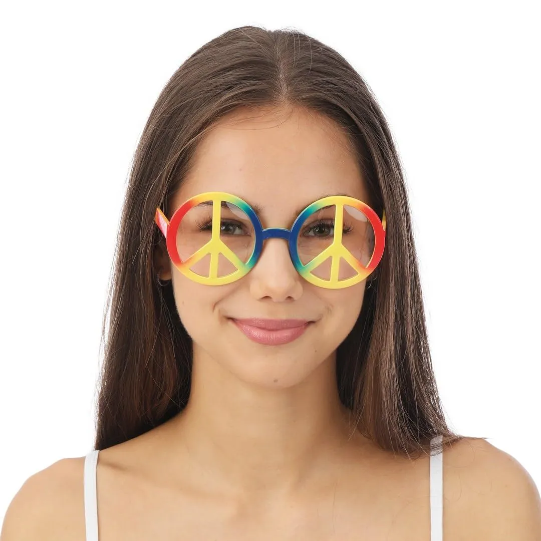 P'tit Clown 40001 occhiali hippie multicolore plastica