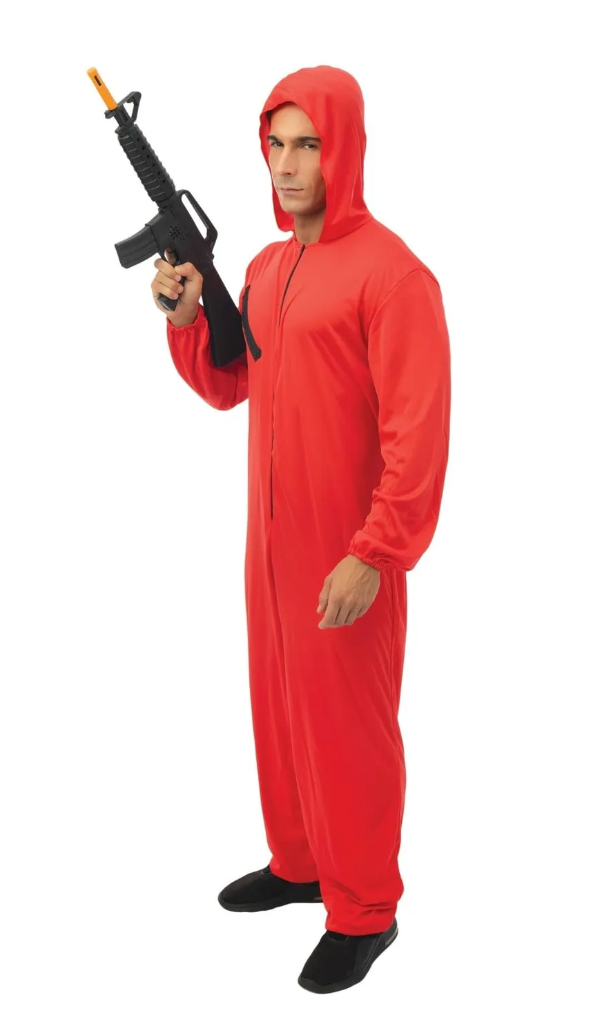 P'tit Clown Vegaoo Tuta Rossa Rapinatore costume adulto S/M