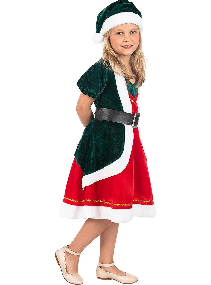 Funidelia Elfa Deluxe costume bambina verde 5-6 anni