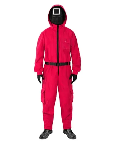 Funidelia Squid Game costume adulto maschera quadrato