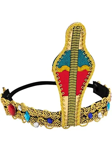 Funidelia Diadema Cleopatra copricapo donna dorato