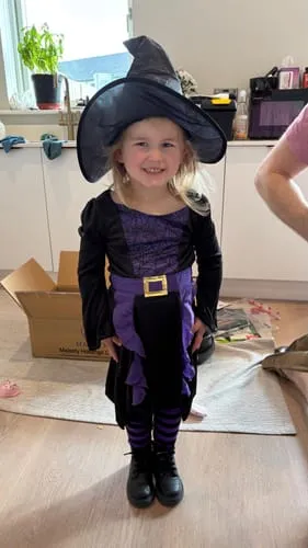 Smiffys Practical Spell costume strega bambina 4-6 anni