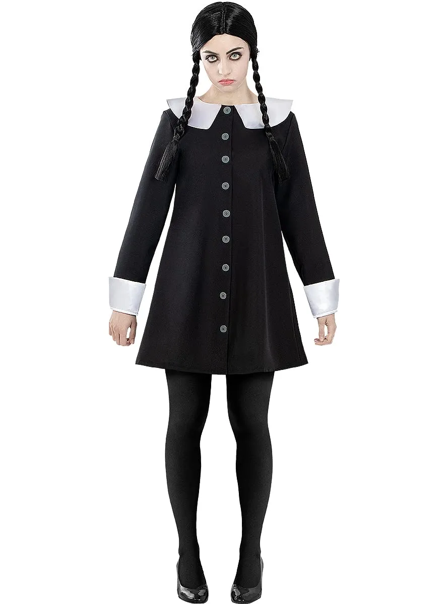 Funidelia Mercoledì Addams parrucca donna nera