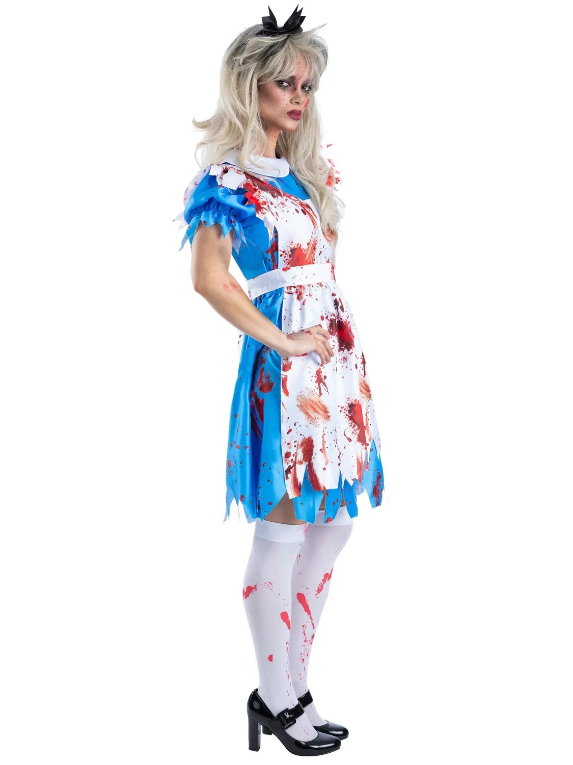 Smiffys Zombie Wonderland costume donna vestito insanguinato
