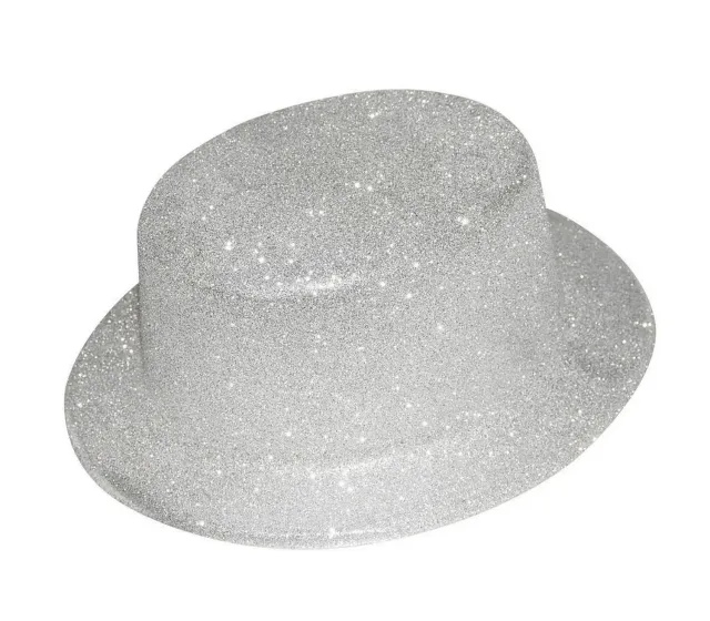P'tit Clown 63551 Cappello Paillettes Argento Glitter Festa