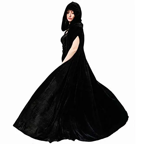 SEA HARE Mago del Capo costume donna nero