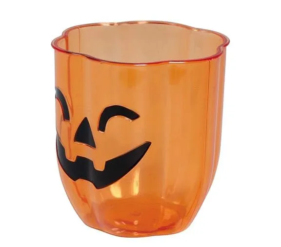Fiestas Guirca Zucca bicchiere vetro 10 cm Halloween