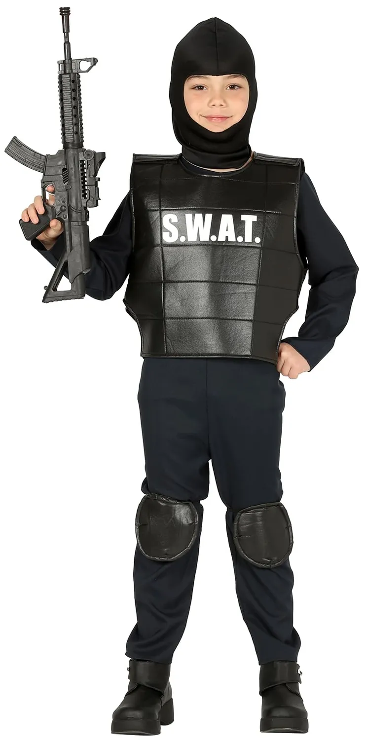 Fiestas Guirca SWAT Costume Poliziotto Uomo Taglia Unica