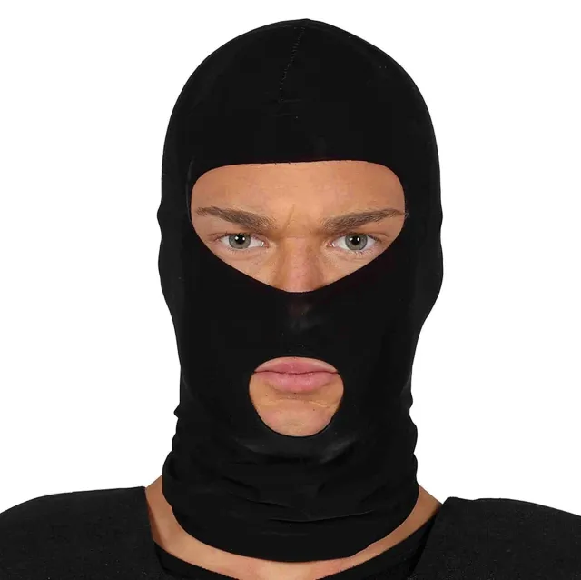 Fiestas Guirca Passamontagna Balaclava Nero Adulto