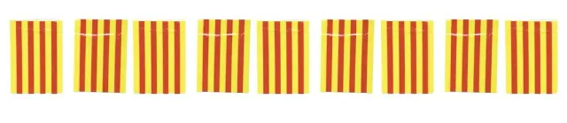 Fiestas Guirca Ghirlanda Bandiere Giallo Rosso 50 m