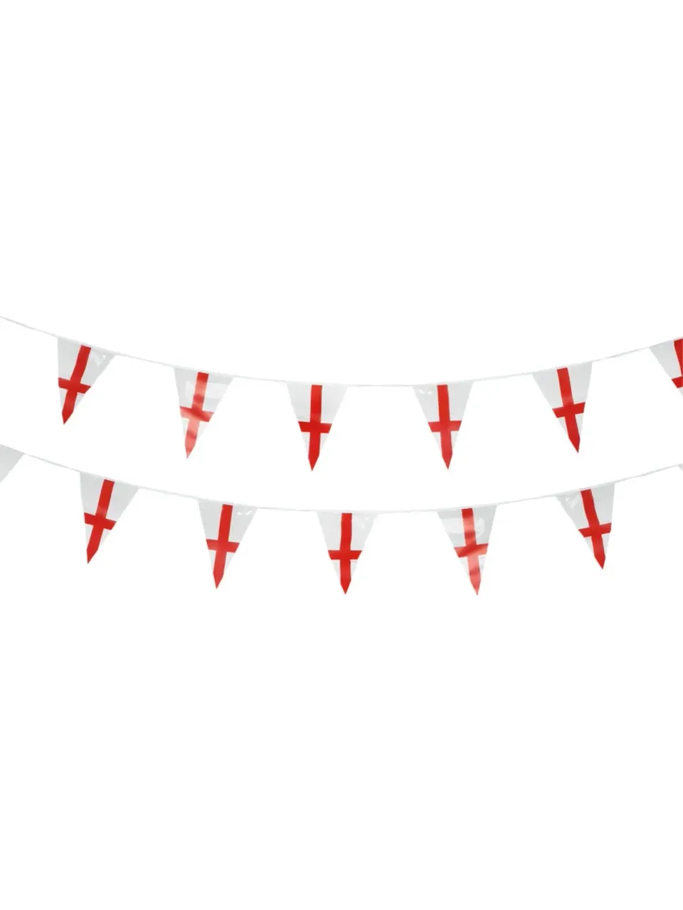 Smiffys England Flag festone bandierine 10 metri