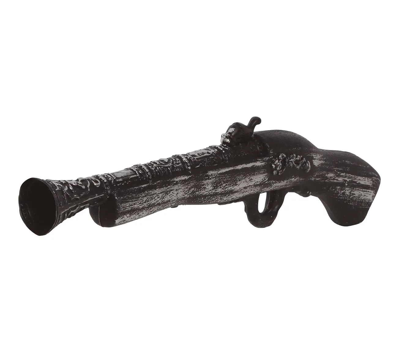 Guirca pistola trabucco pirata 42 cm marrone argento