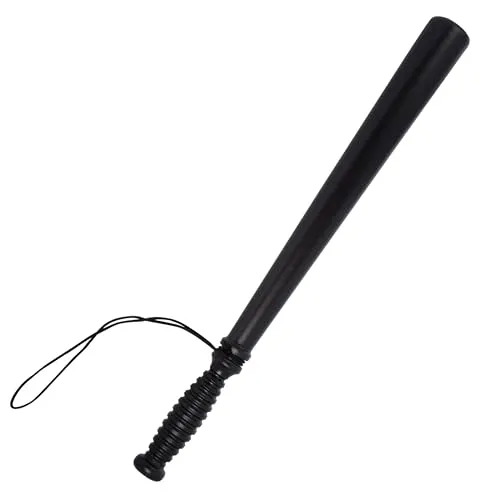 P'tit Clown manganello polizia plastica nero 50 cm adulto