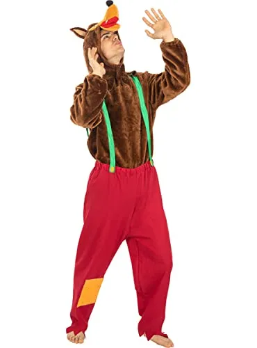 Funidelia Lupo Feroce costume adulto marrone peloso