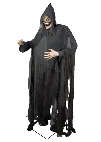 P'tit Clown scheletro gigante animato sonoro 180 cm luminoso