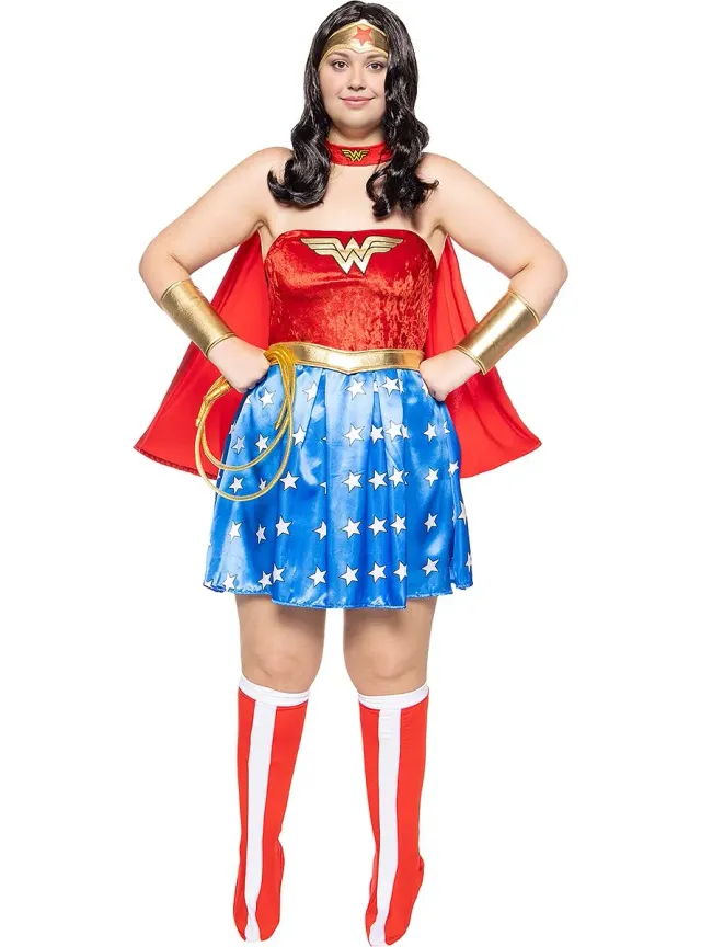 Funidelia Wonder Woman Costume Donna XL Rosso