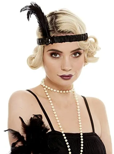 Funidelia Fascia Charleston accessorio donna nero anni 20
