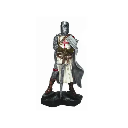 La Bottega di Merlino Templare statuetta resina 22 cm