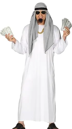 Fiestas Guirca Sceicco Arabo costume uomo L 52-54