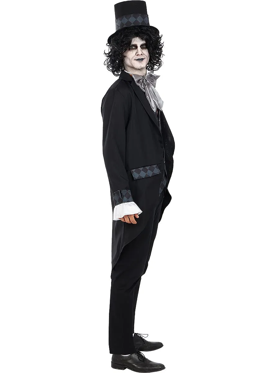 Funidelia Cappellaio Oscuro costume uomo XL nero