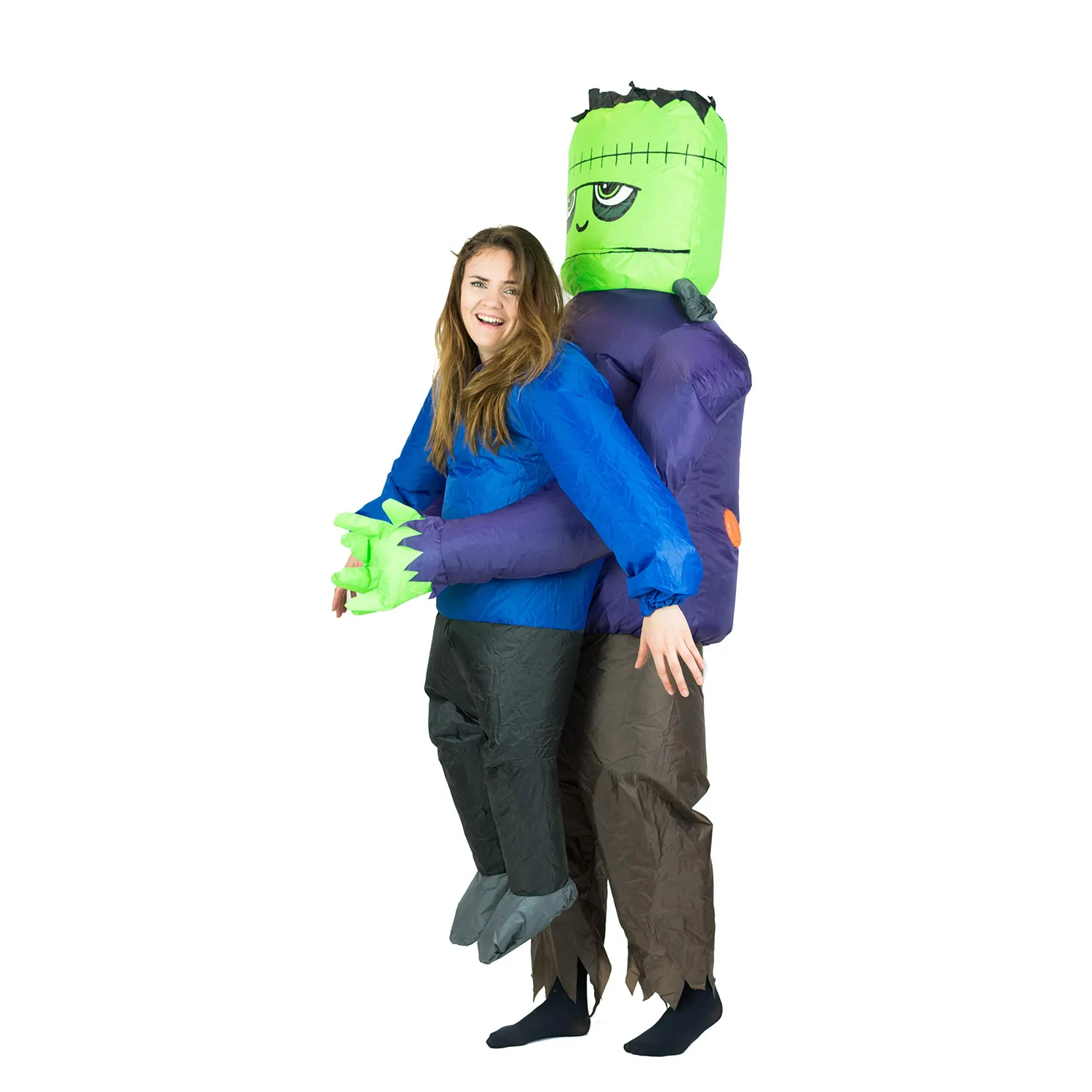 Bodysocks Costume Gonfiabile Frankenstein Adulto Illusione