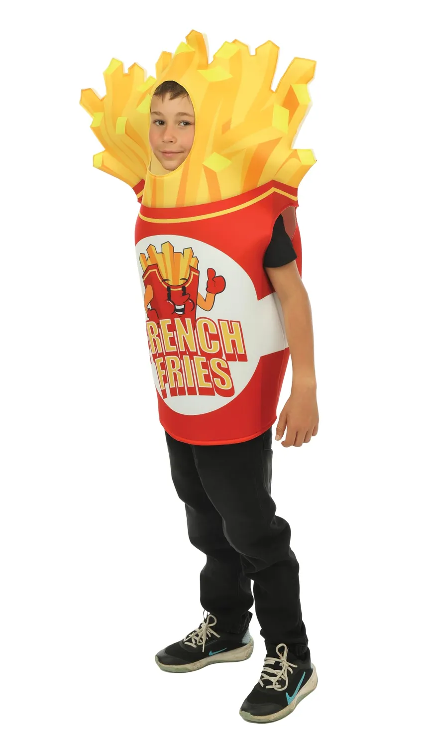 P'tit Clown costume patatine fritte bambino taglia unica
