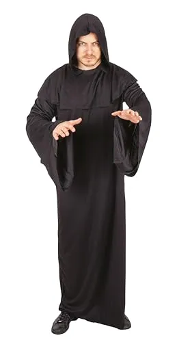 P'tit Clown 21092 Tunica Nera Adulto S/M con Cappuccio