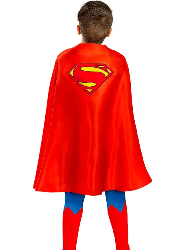 Funidelia Mantello Superman Bambino Accessorio Rosso