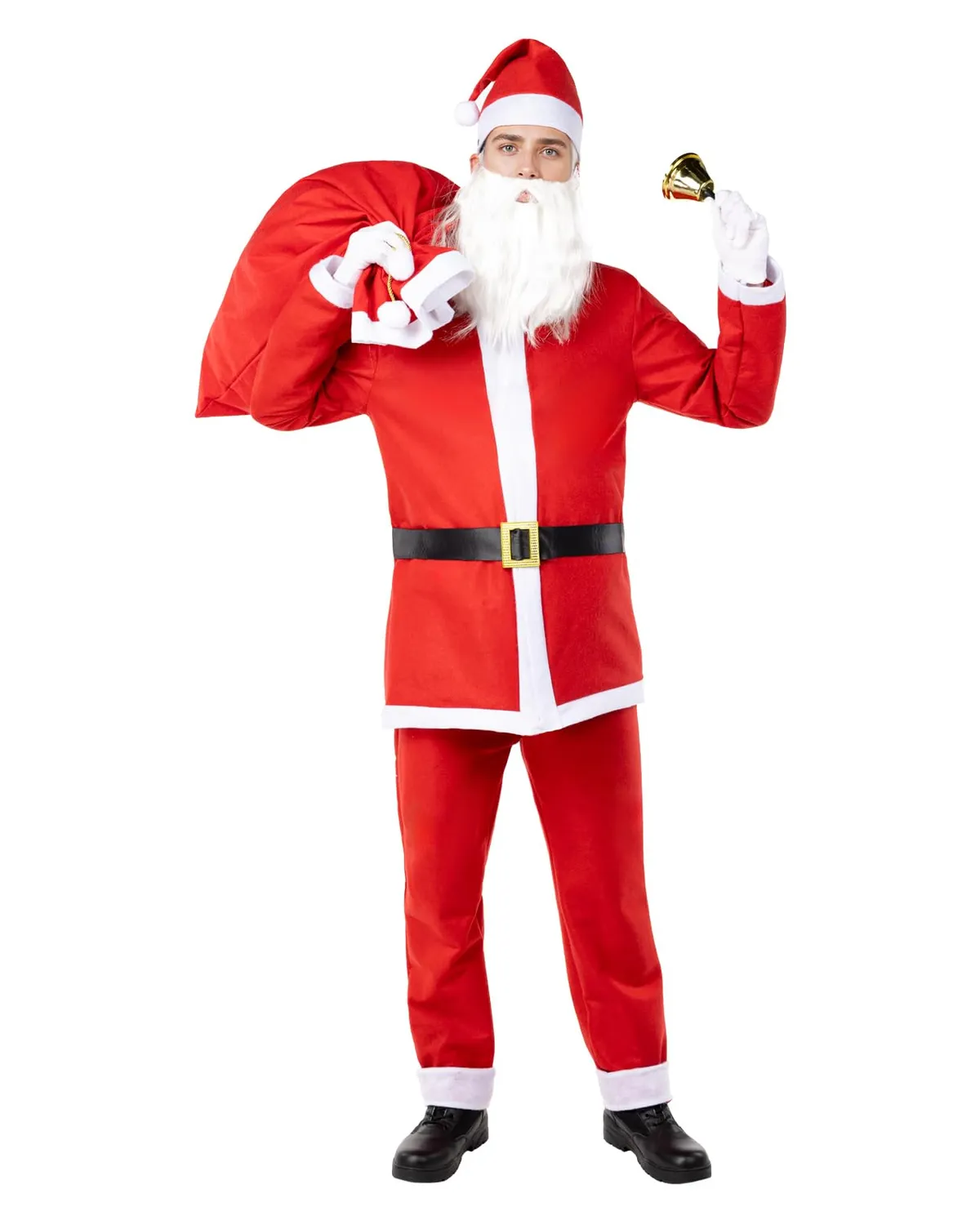 Funidelia Santa Claus Barba Babbo Natale rossa