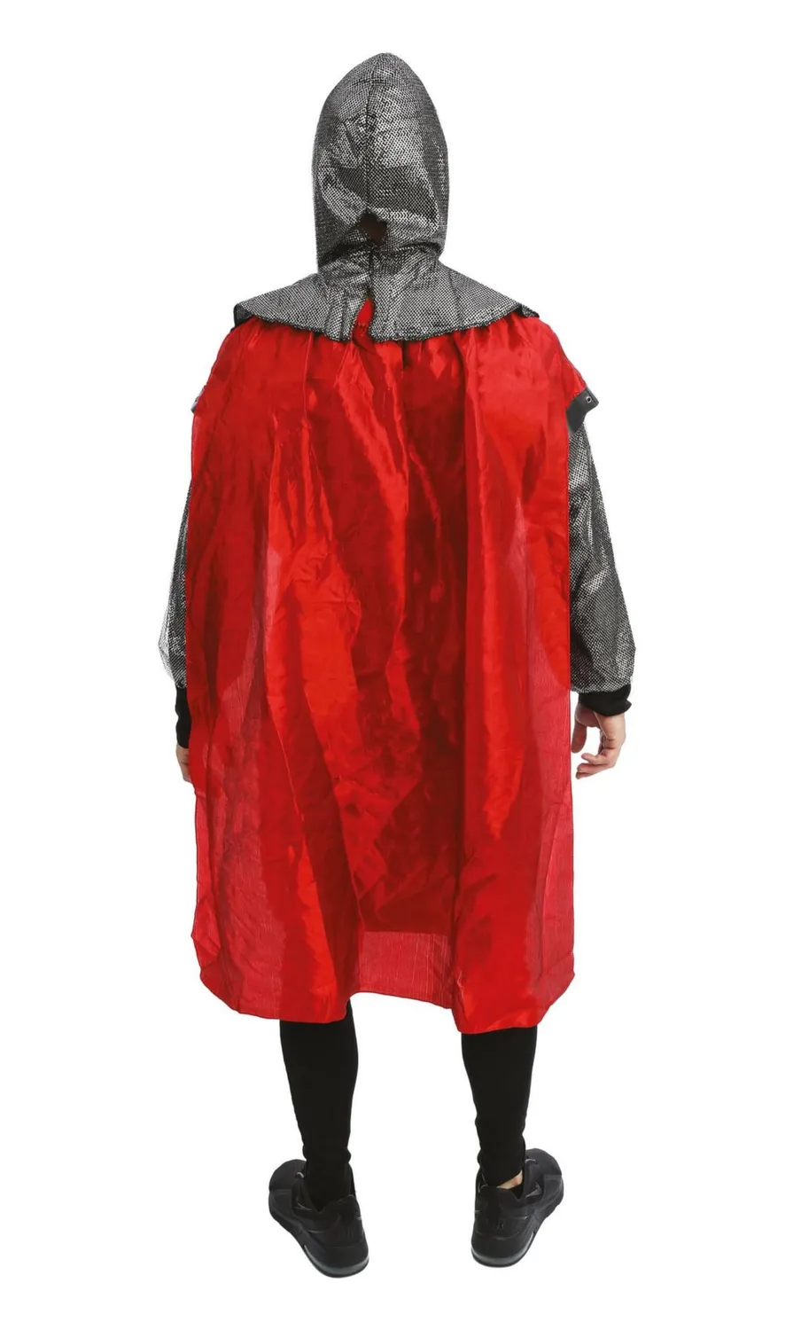 P'tit Clown Cavaliere Medievale costume adulto L-XL rosso blu
