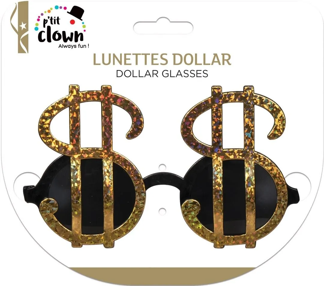 P'tit Clown 10248 occhiali dollaro multicolore plastica