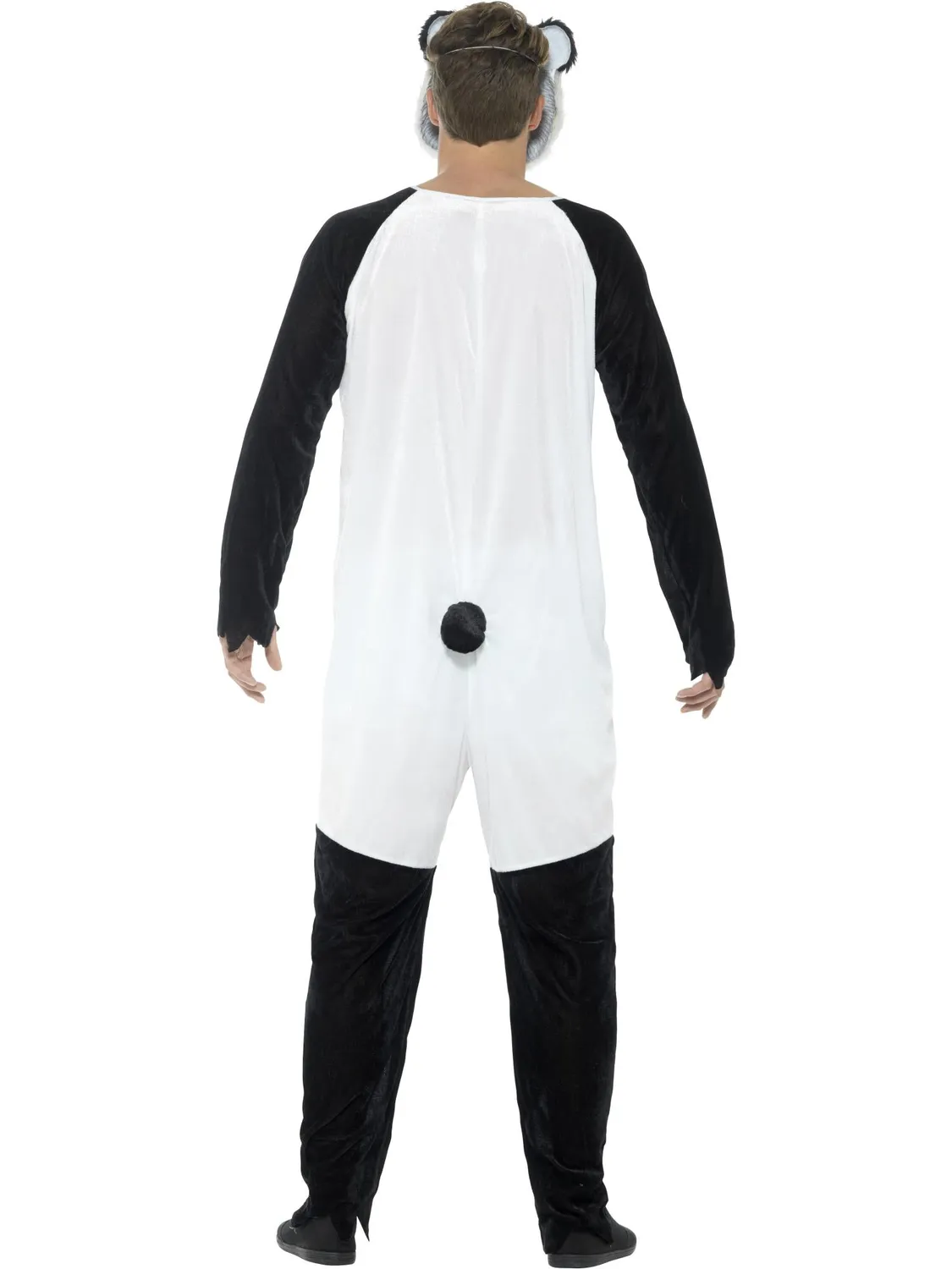 Smiffys Zombie Panda costume uomo nero taglia L