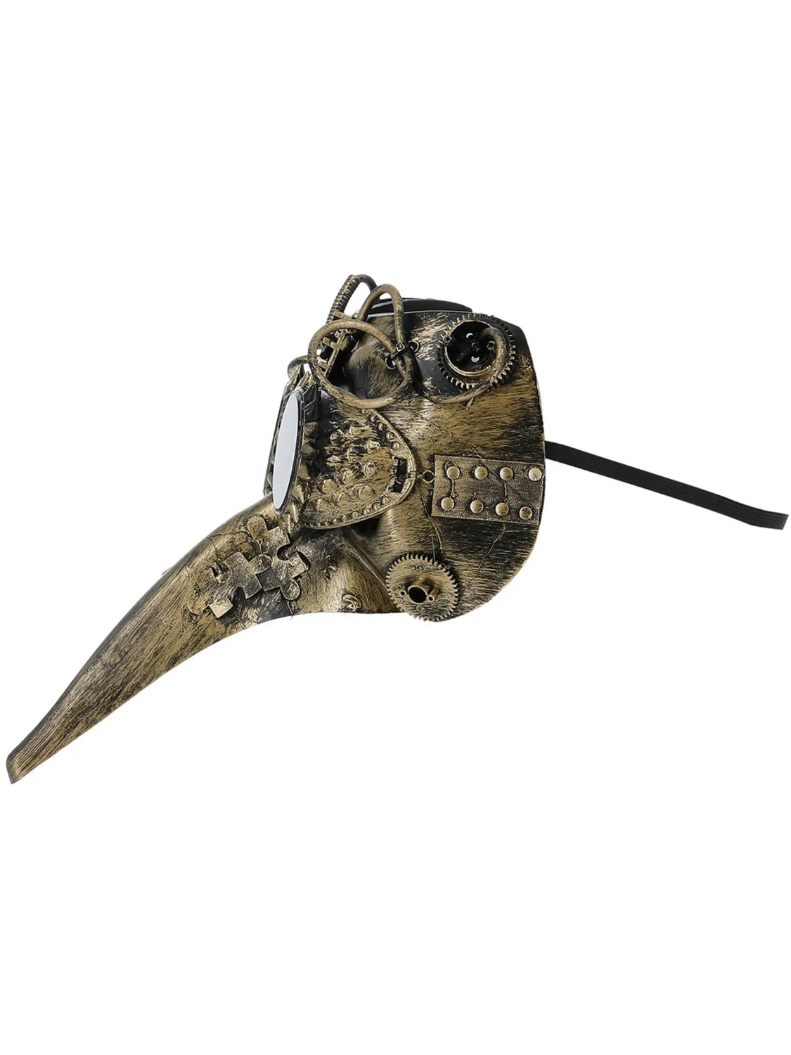Smiffys Steampunk maschera medico peste bronzo adulto